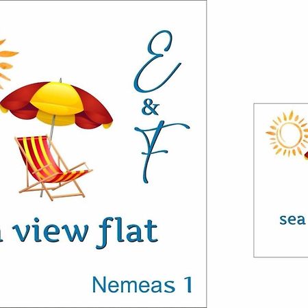 E & F Sea View Flat Daire Néa Péramos Dış mekan fotoğraf